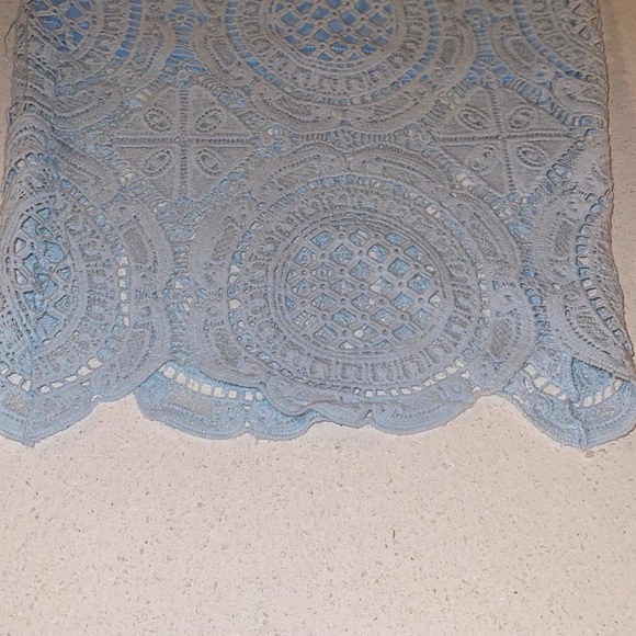 MissGuided Blue Lace Set - Picture 9 of 17